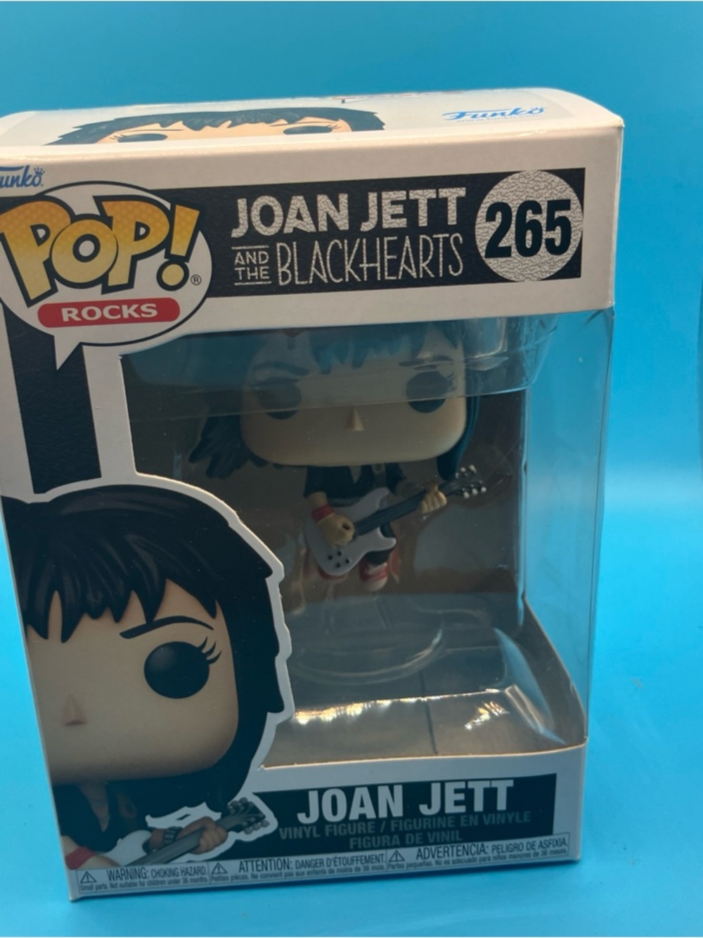 Funko Pop Joan Jett Vinyl Figure - Black, White, Red